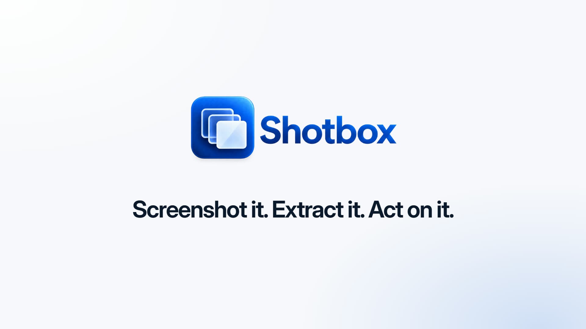 Shotbox turns screenshots into actions